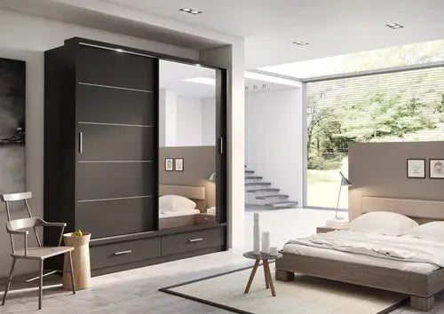 Arti AR-05 Sliding Door Wardrobe 200cm Eco Sleep